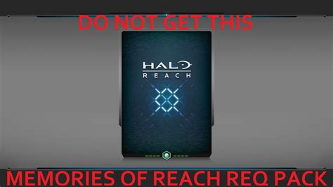 Halo 5 Memories Of Reach Req Pack Youtube