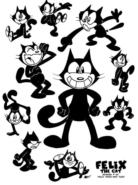 Felix The Cat Felix The Cats Vintage Cartoon Black And White Cartoon