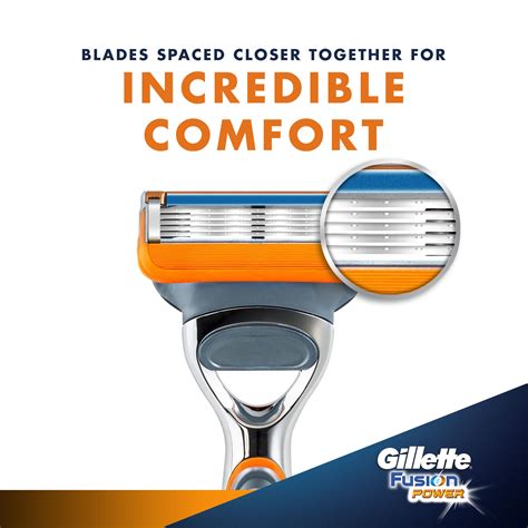 buy gillette fusion power shaving razor blades cartridge 2s pack online