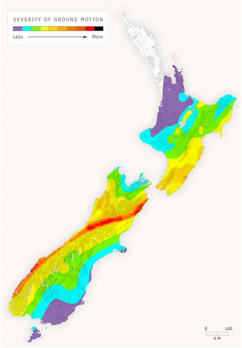 A nearby coastal seafloor earthquake is the only warning people may get before a tsunami arrives. New Zealand regions at greatest risk of ground shaking ...