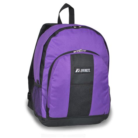 Everest Backpack W Front And Side Pockets Free Shipping