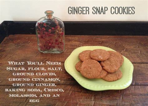 Yummy Ginger Snap Cookies Yumin My Tummy Ginger Snap