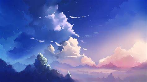 Aesthetic Anime Landscape Wallpapers Wallpaper Cave