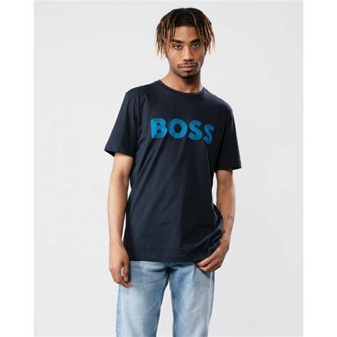 Boss Athleisure Tee 6 Mens Bold Logo T Shirt Mens From Cho Fashion