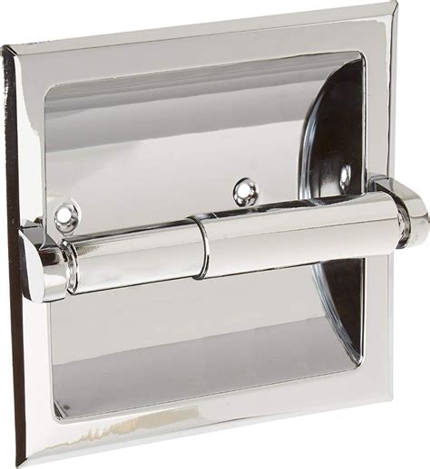 Designers impressions black recessed toilet/tissue paper holder. Moen 575 Donner Collection Recessed Paper Holder (Chrome ...