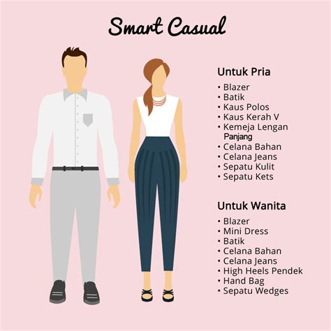 Contoh Pakaian Smart Casual Perempuan J Net USA