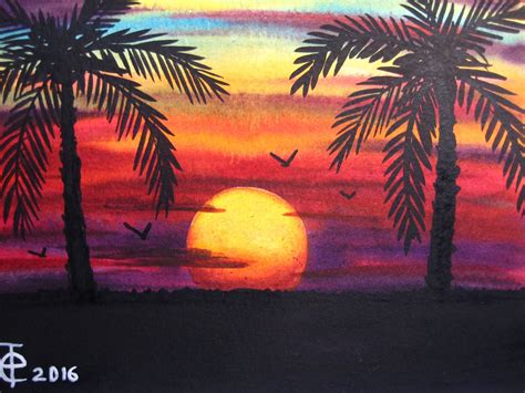 Easy Sunset Drawing At Explore