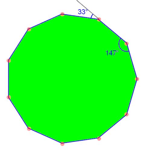 Hendecagon 11 Sided Polygon Math