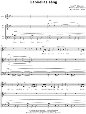 Uh, piano cover of 'sleepsong'. Secret Garden "Sleepsong" 6-Part Choir + Piano Choral ...