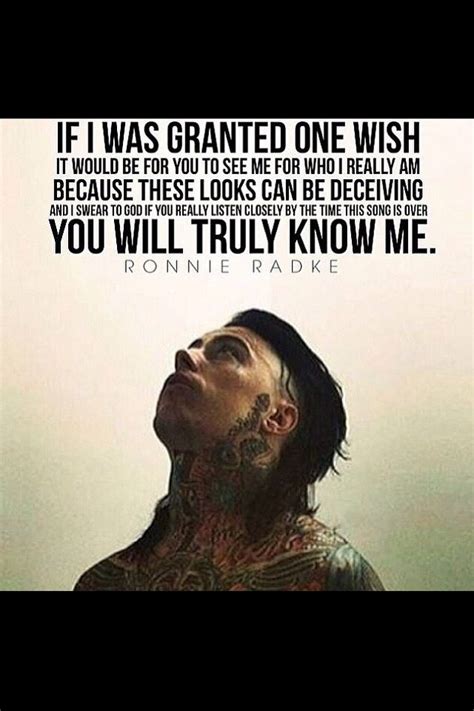 Ronnie Inspires Me And I Love Him Band Quotes Ronnie Radke