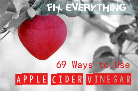 69 awesome hacks to use apple cider vinegar easy peasy