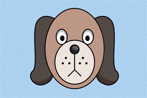 Simple Dog Face Drawing At Getdrawings Free Download