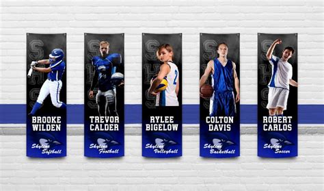 Senior Sports Banners Sport Banner Athletic Banner