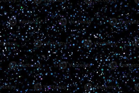 Dark Blue Sparkle Abstract Stylish Light Effect On A Black Background