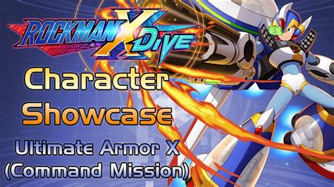 Mega Man X Dive Ultimate Armor X Command Mission Showcase Gameplay Skills Art And 3d Model
