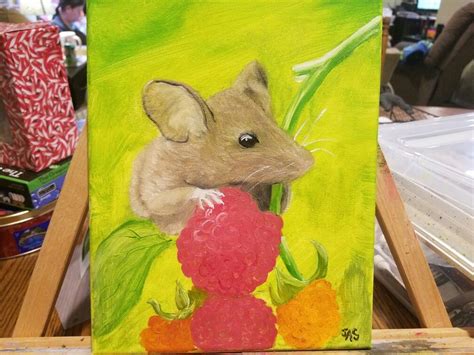 Mouse Oil Painting
