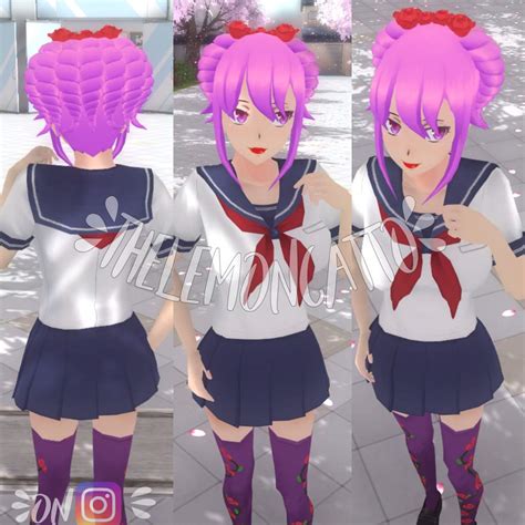 Yandere Simulator Custom Hair Textures