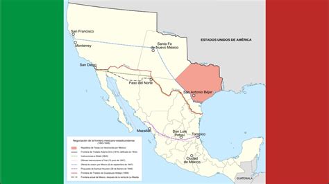 Negociación De La Frontera México Estados Unidos 1845 1848 Youtube