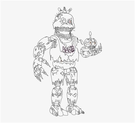 Nightmare Chica In Progress Nightmare Chica Coloring Pages 1280x720