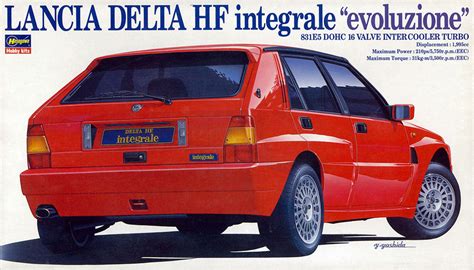 Hasegawa Model Cars 124 Lancia Delta Hf Integrale Evoluzione Limite