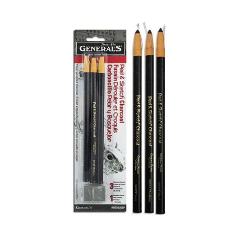 Generals Peel And Sketch Charcoal Set Canvazo