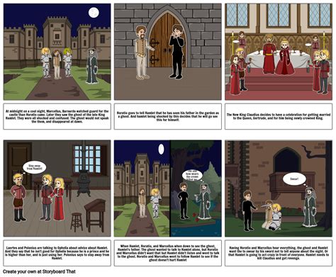 Hamlet Act Storyboard Par Bree