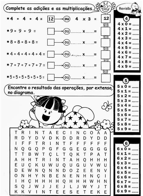 Educa X Atividades De Matemática Para Imprimir 2 Ano