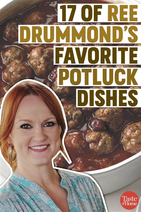 Potluck season is officially upon us, and we couldn't be more thrilled. 17 Dishes You Just Might See at a Pioneer Woman Potluck ...