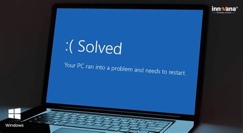Your Pc Ran Into A Problem And Needs To Restart Solved Solving