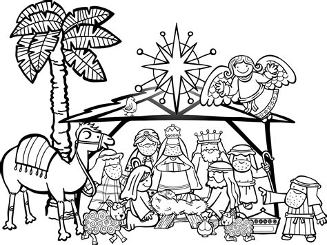 10 Dibujos De Reyes Magos Para Colorear Reverasite