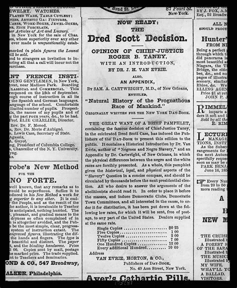 Now Ready The Dred Scott Decision Opinion Of Chief Justice Roger B