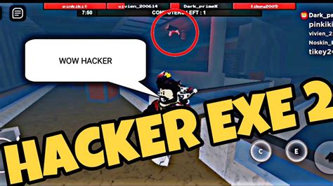 Hacker Exe Roblox Flee The Facility Youtube