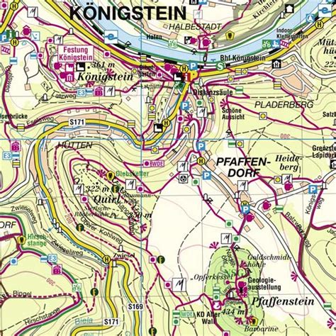 Wanderkarte Sächsische Schweiz Nationalpark Online Kaufen Bei