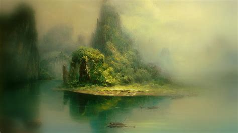 Fairyland Painting By Ming Hu Fine Art America