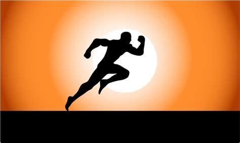 Download Running Superhero Silhouette Free vector in Adobe Illustrator ai ( .AI ), Encapsulated ...