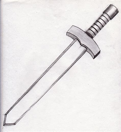 Wooden Sword Drawing By Lonenekox On Deviantart