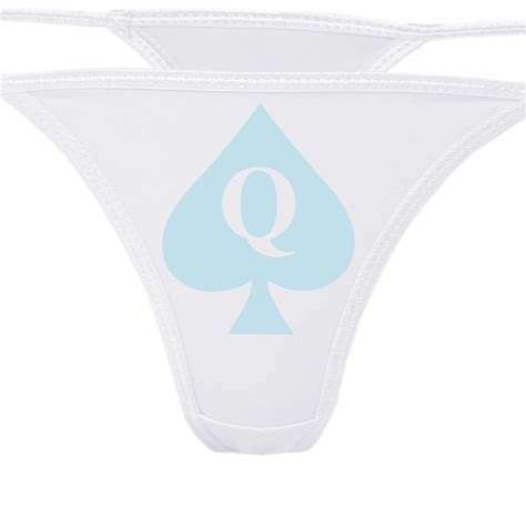 clothing queen of spades thong underwear qofs panties for bbc lovers knaughty knickers q of s