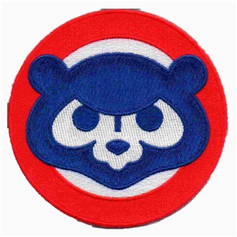 Chicago Cubs Emblem Source Retro 1984 Bear Face Jersey Sleeve Collector