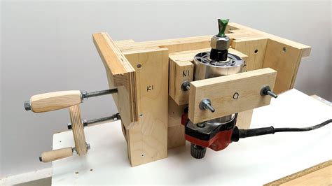 Making A Precision Router Lift From Plans Router Woodworking