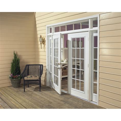 West Palm Clear Glass Aluminum Left Hand Outswing French Patio Door In