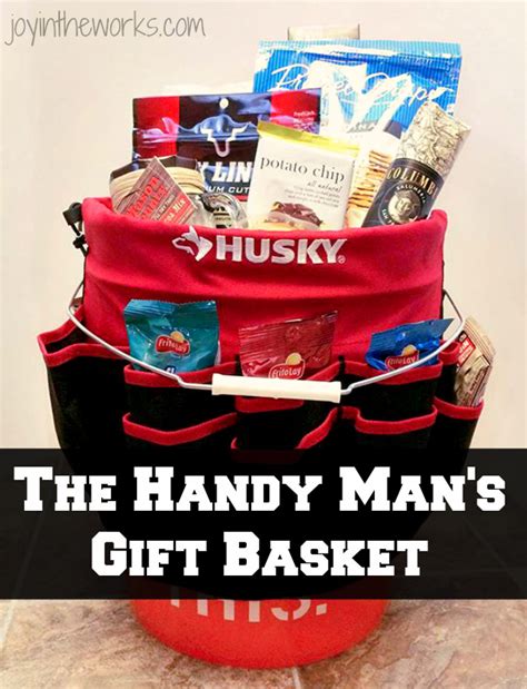 Many men that are blinded by the official engagement ring. The Handy Man's Gift Basket - Joy in the Works