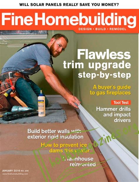Fine Homebuilding January 2016 Download Digital Copy Magazines And