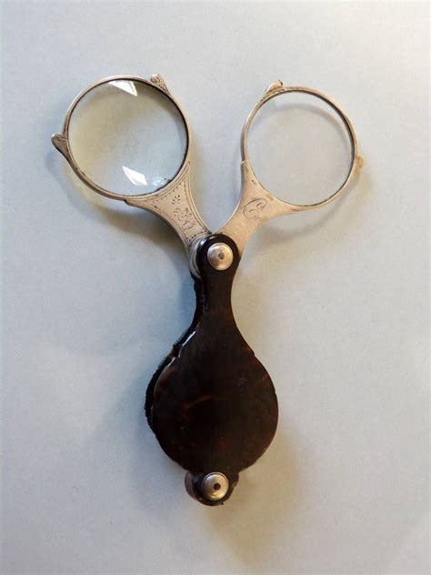 Antique For Sale Scissors Glasses French Directory Eyeglasses Or Binocles Ciseaux Silver And