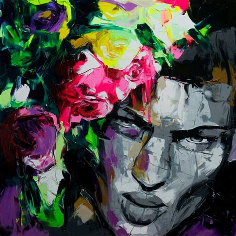 Francoise Nielly Face Oil Painting Portrait Painting