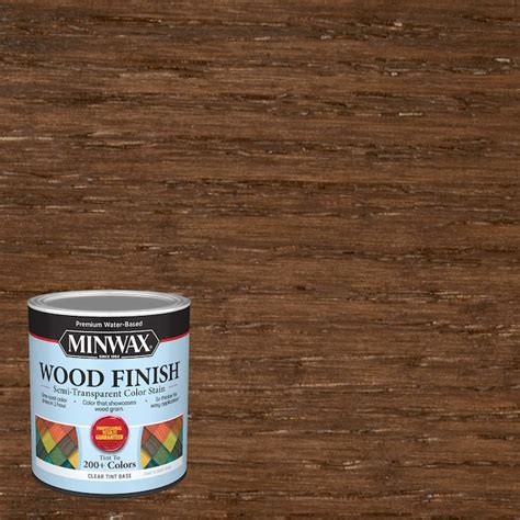 Minwax Wood Finish Water Based Pecan Mw1006 Interior Stain 1 Quart In
