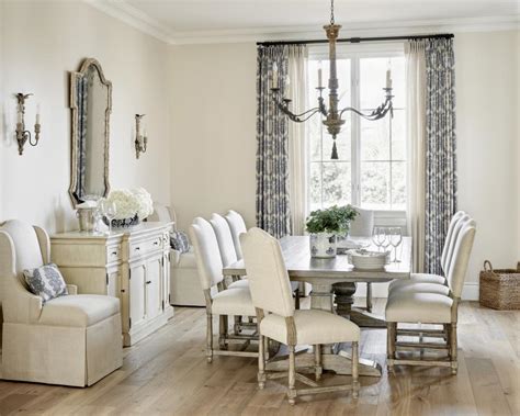 Warm Traditional Dining Room With Blue Accents Hgtv