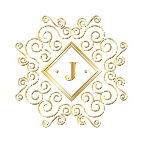 J Alphabet Gold Monogram Free Stock Photo Public Domain Pictures