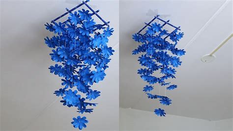 Diy Simple Home Decor Paper Flower Diy Wall Decor Ideas Youtube