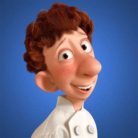 A Cartoon Man With Red Hair Wearing A Chefs Coat And Smiling At The Camera