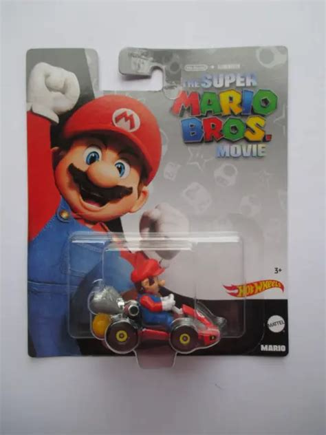 Hot Wheels The Super Mario Bros Movie Mariokart Mario New 2023 3 1123 Picclick